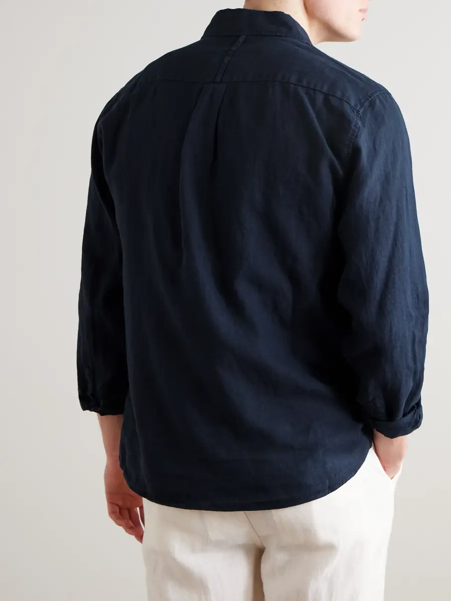MR P. Garment-Dyed Linen Shirt - Men | Thumbnail 3 MR P. Garment-Dyed Linen Shirt - Men | Thumbnail 3