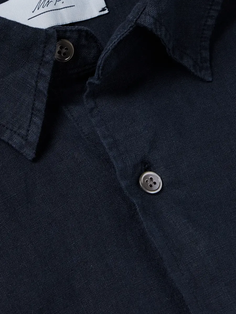 MR P. Garment-Dyed Linen Shirt - Men | Thumbnail 4 MR P. Garment-Dyed Linen Shirt - Men | Thumbnail 4