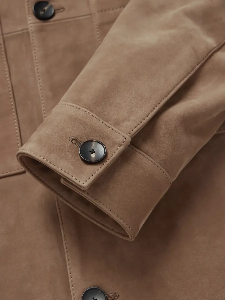 MR P. Suede Overshirt - Men | Thumbnail 6 MR P. Suede Overshirt - Men | Thumbnail 6