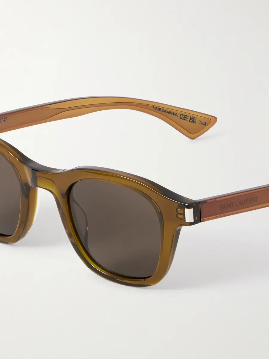 Saint Laurent Round-Frame Acetate Sunglasses - Men | Thumbnail 3 Saint Laurent Round-Frame Acetate Sunglasses - Men | Thumbnail 3