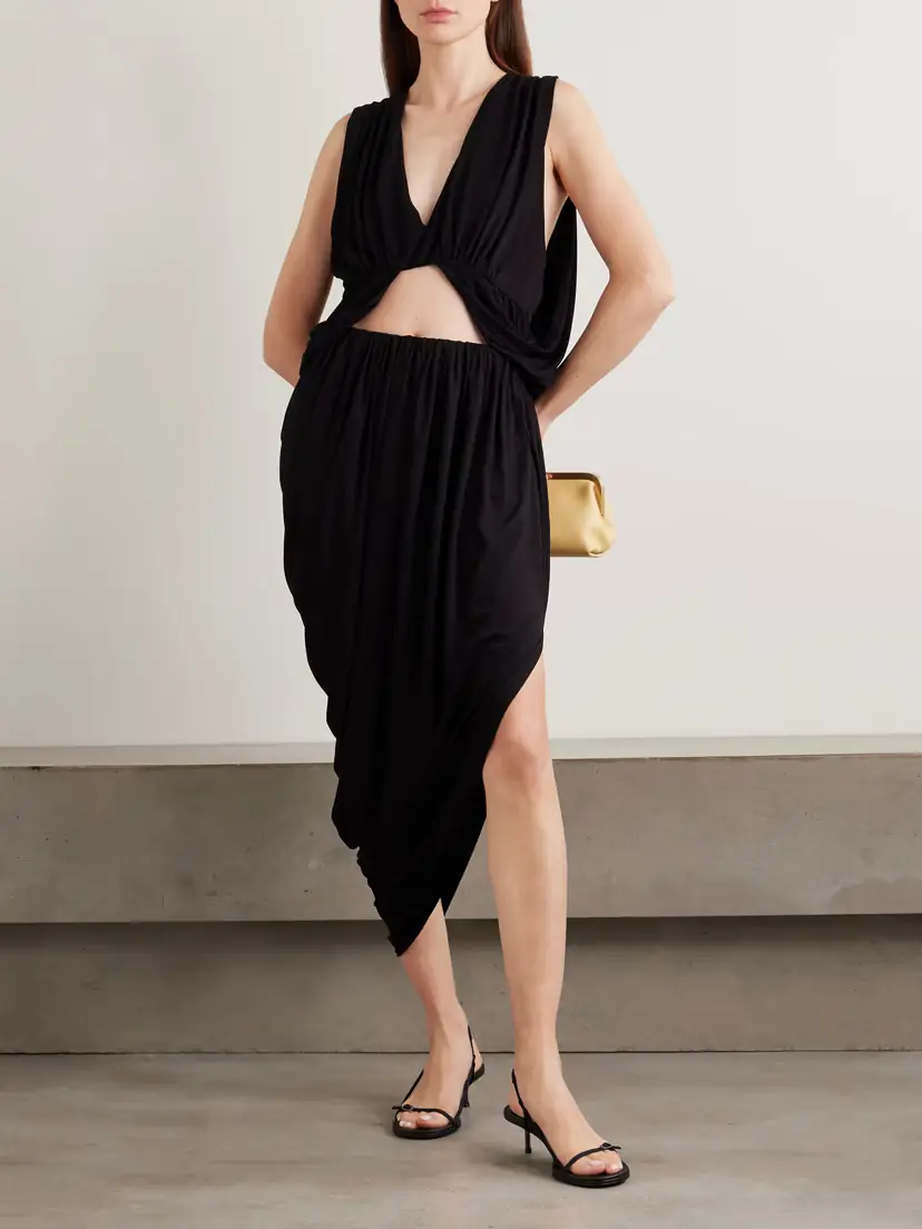 ESSE Studios Solina Draped Stretch-jersey Maxi Skirt | Thumbnail 2