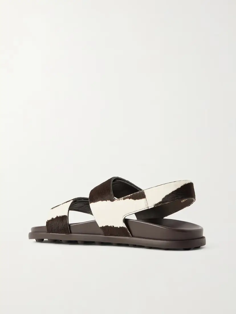 Tod's Zebra-print Pony Hair Slingback Sandals | Thumbnail 3 Tod's Zebra-print Pony Hair Slingback Sandals | Thumbnail 3