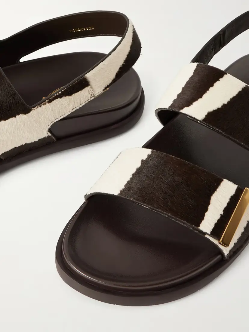 Tod's Zebra-print Pony Hair Slingback Sandals | Thumbnail 5 Tod's Zebra-print Pony Hair Slingback Sandals | Thumbnail 5