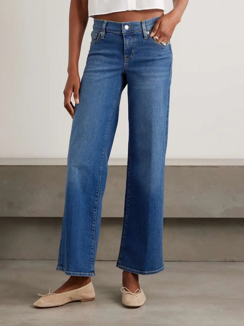 Frame Le Slim Palazzo Low-rise Wide-leg Jeans | Thumbnail 3 Frame Le Slim Palazzo Low-rise Wide-leg Jeans | Thumbnail 3