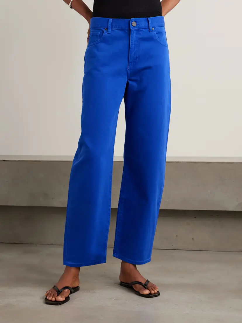 La Ligne Marilyn Striped Mid-rise Straight-leg Jeans | Thumbnail 3