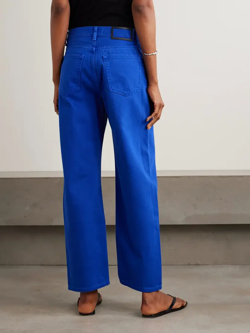 La Ligne Marilyn Striped Mid-rise Straight-leg Jeans | Thumbnail 4