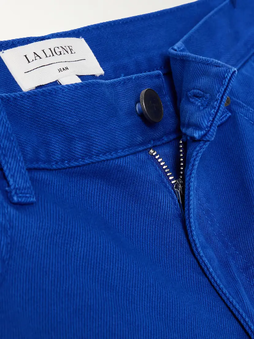 La Ligne Marilyn Striped Mid-rise Straight-leg Jeans | Thumbnail 5