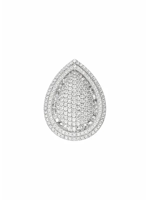 2.23ct Diamond 18K Gold Pear Bezel Pendant 2.23ct Diamond 18K Gold Pear Bezel Pendant