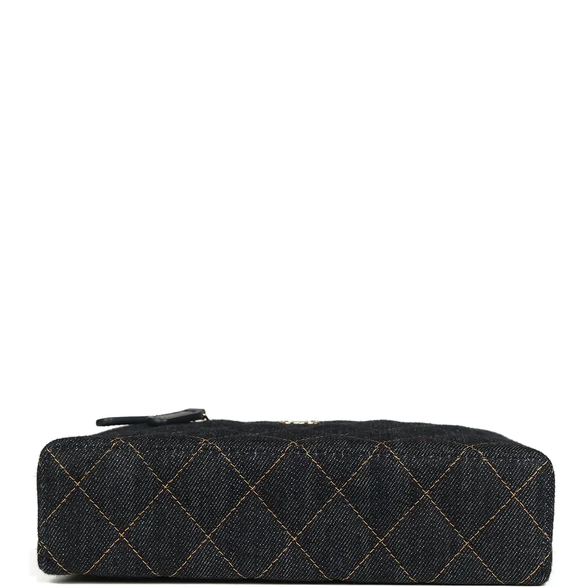 Chanel Chanel Top Handle Long Vanity Case with Chain Dark Blue Denim Light Gold Hardware | Thumbnail 6 Chanel Chanel Top Handle Long Vanity Case with Chain Dark Blue Denim Light Gold Hardware | Thumbnail 6