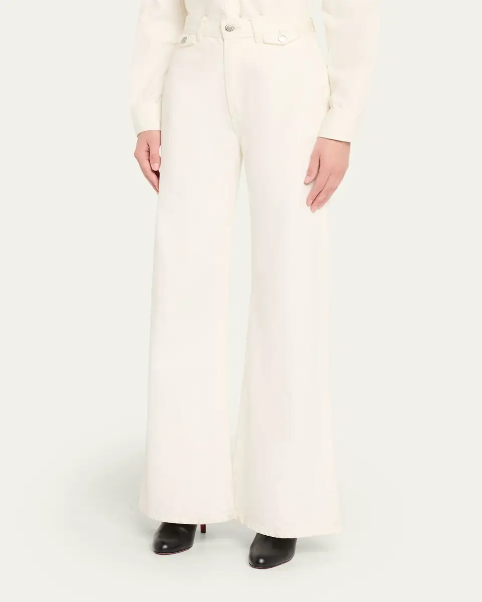 Nili Lotan Edira High-Rise Wide-Leg Jeans | Thumbnail 4 Nili Lotan Edira High-Rise Wide-Leg Jeans | Thumbnail 4