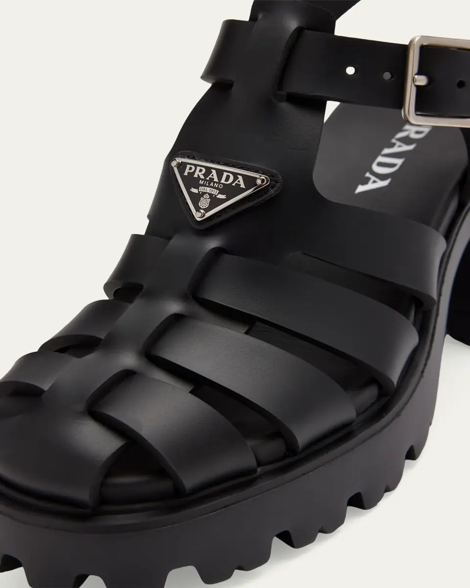 Prada 90mm Stride Flow Rubber Fisherman Sandals | Thumbnail 3 Prada 90mm Stride Flow Rubber Fisherman Sandals | Thumbnail 3