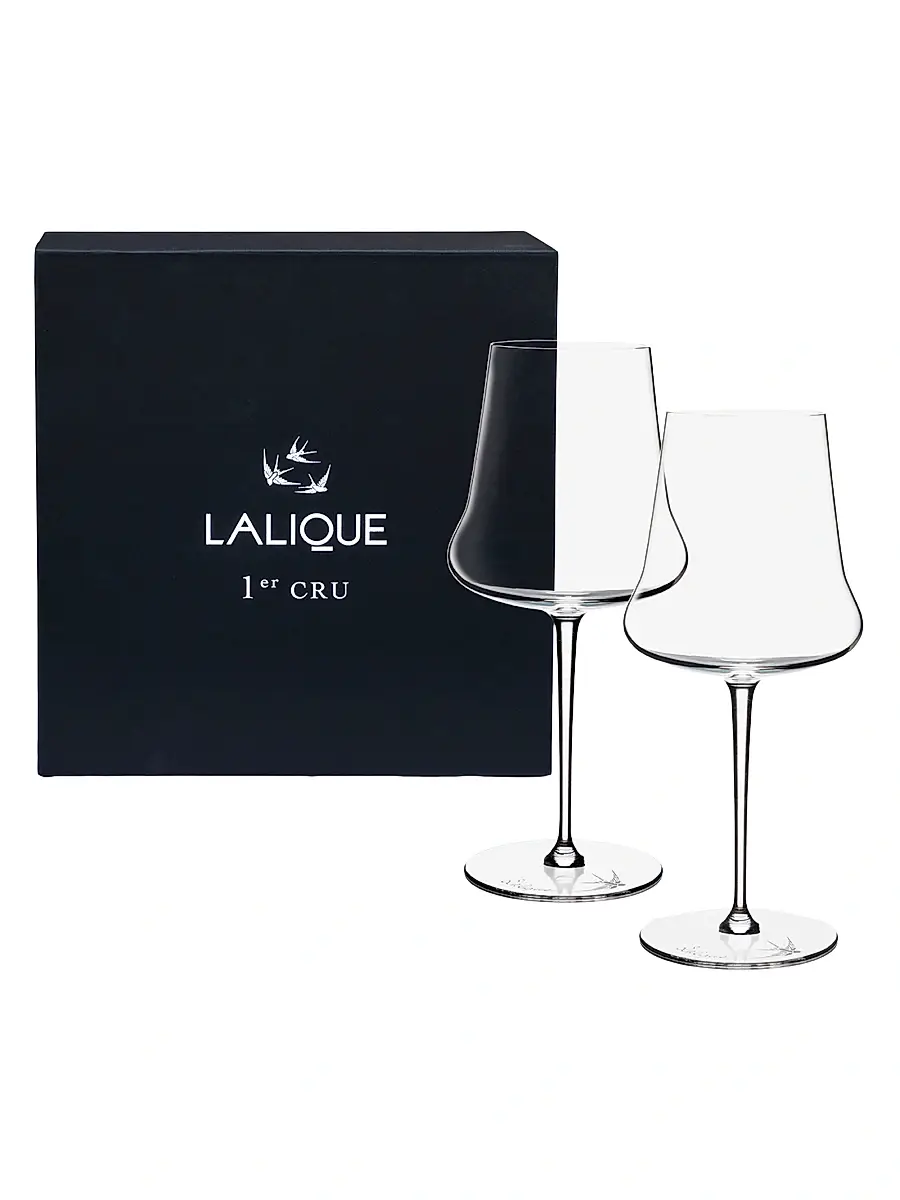 Lalique 1er Cru Wine Glasses 2-Piece Set | Image 1 Lalique 1er Cru Wine Glasses 2-Piece Set | Image 1