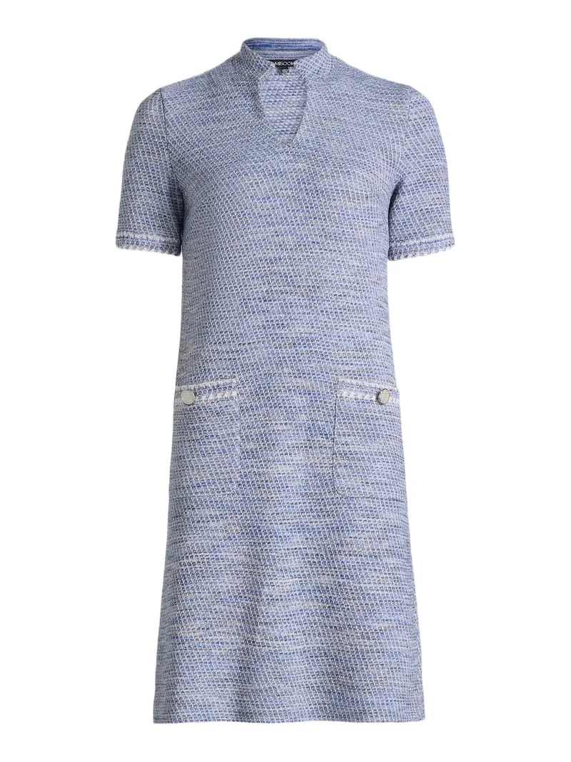Misook Women's Tweed Knit Shift Dress