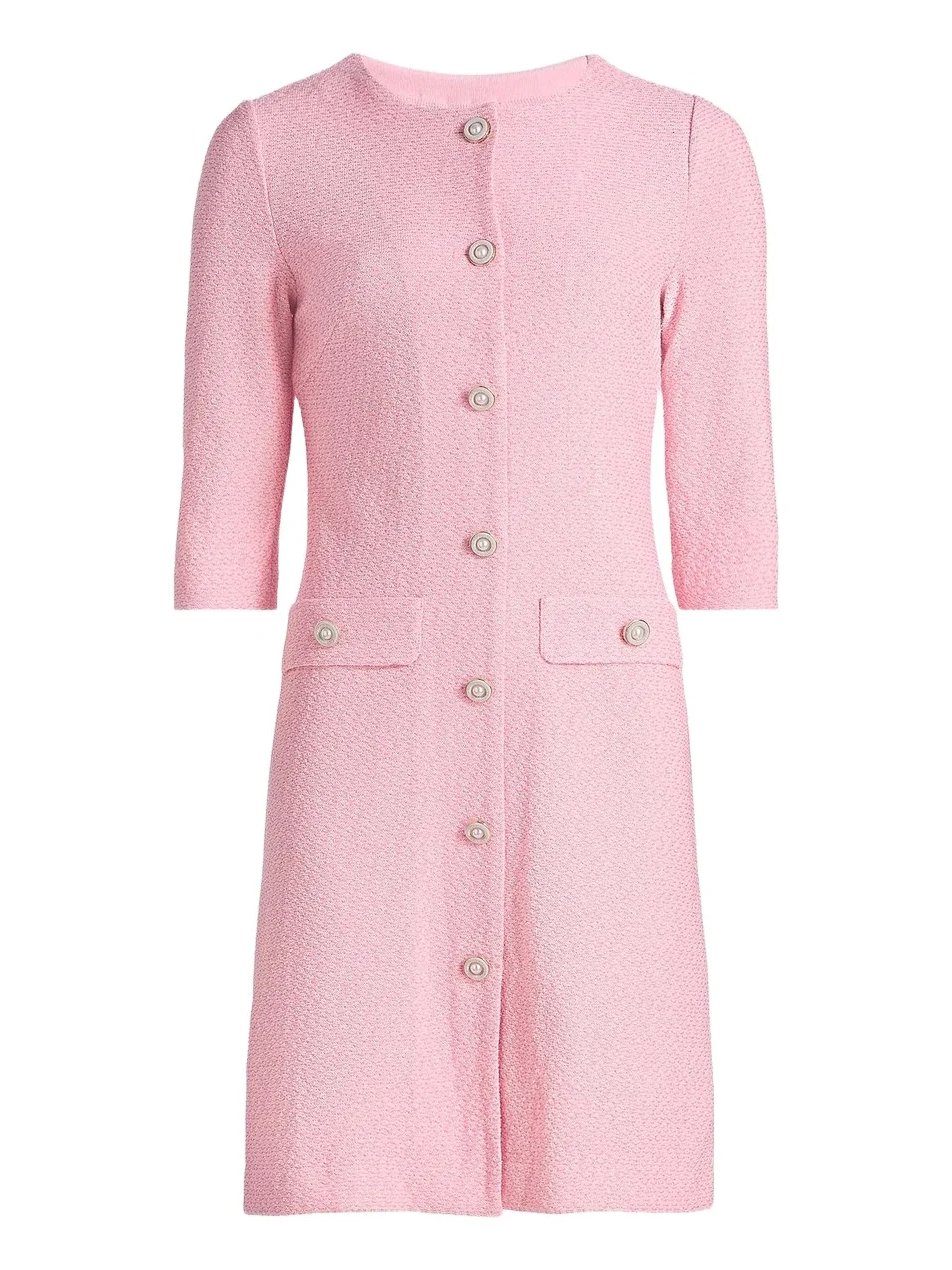 Misook Women's Tweed Knit Sheath Knee-Length Dress