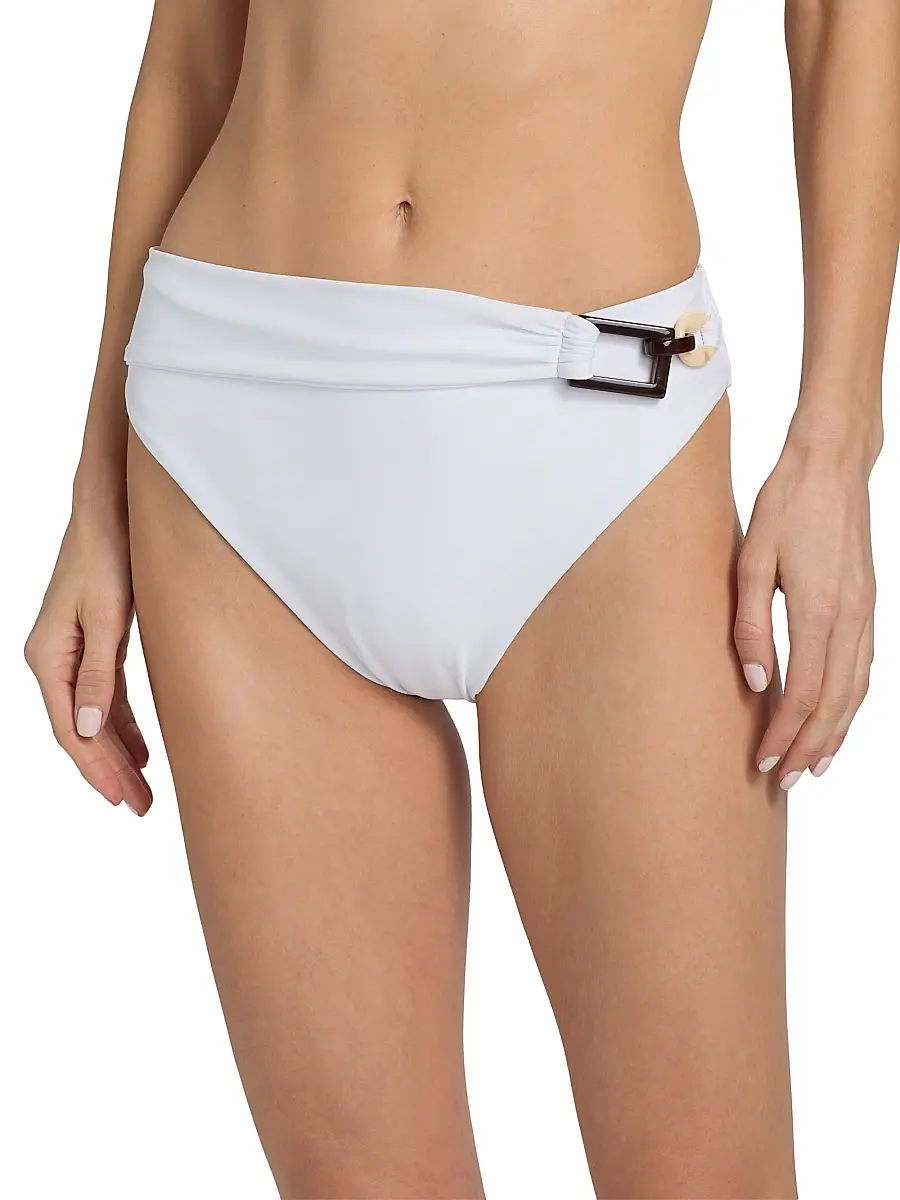 Ramy Brook Women's Maxine Buckle-Detail Bikini Bottom | Thumbnail 3