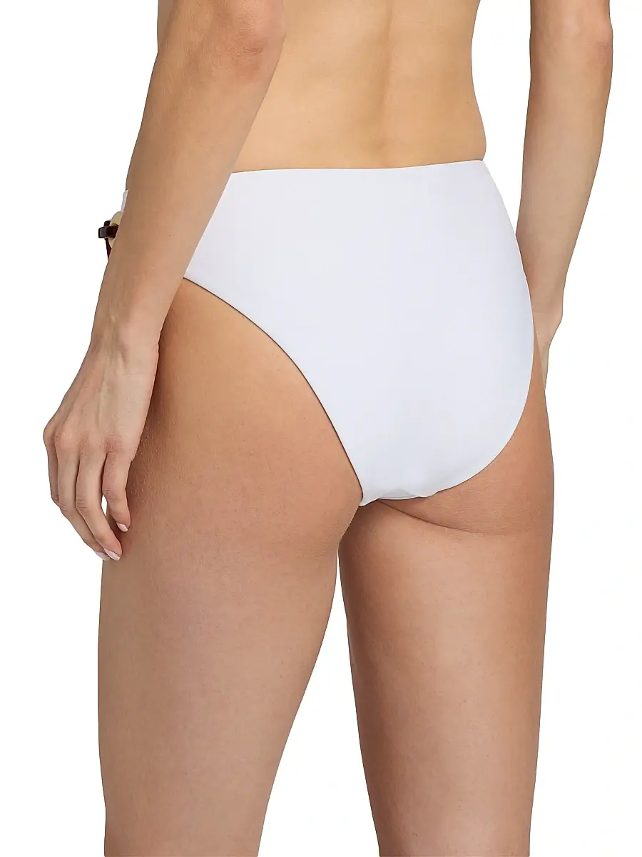 Ramy Brook Women's Maxine Buckle-Detail Bikini Bottom | Thumbnail 4