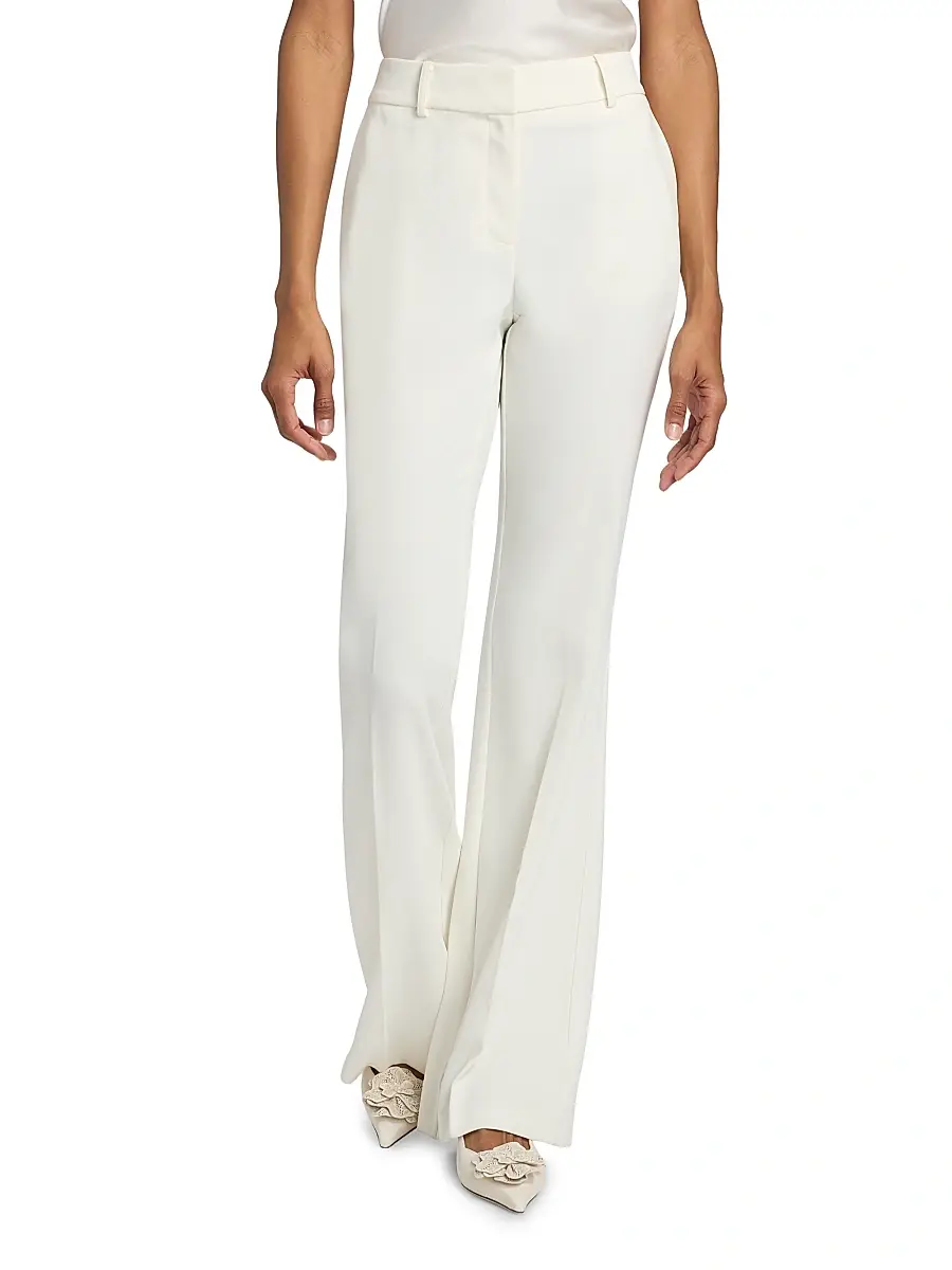 Ramy Brook Women's Orian Pleated Flare-Leg Pants | Thumbnail 3 Ramy Brook Women's Orian Pleated Flare-Leg Pants | Thumbnail 3
