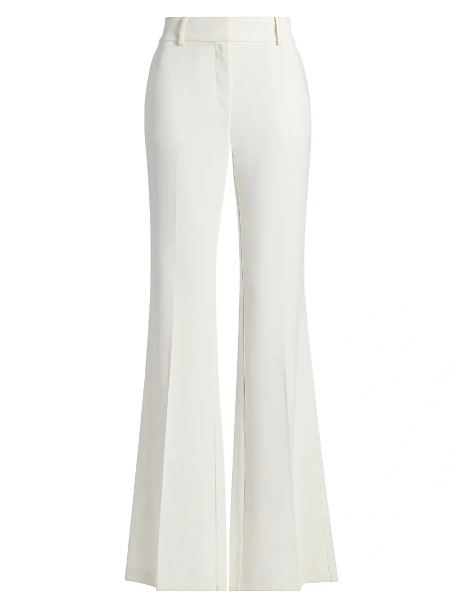 Ramy Brook Women's Orian Pleated Flare-Leg Pants