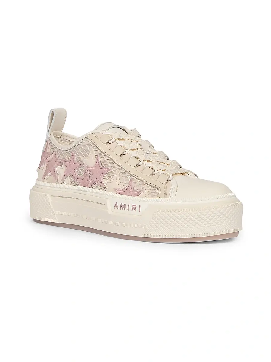 AMIRI Women's Stars Court Mesh Low-Top Sneakers | Thumbnail 2 AMIRI Women's Stars Court Mesh Low-Top Sneakers | Thumbnail 2