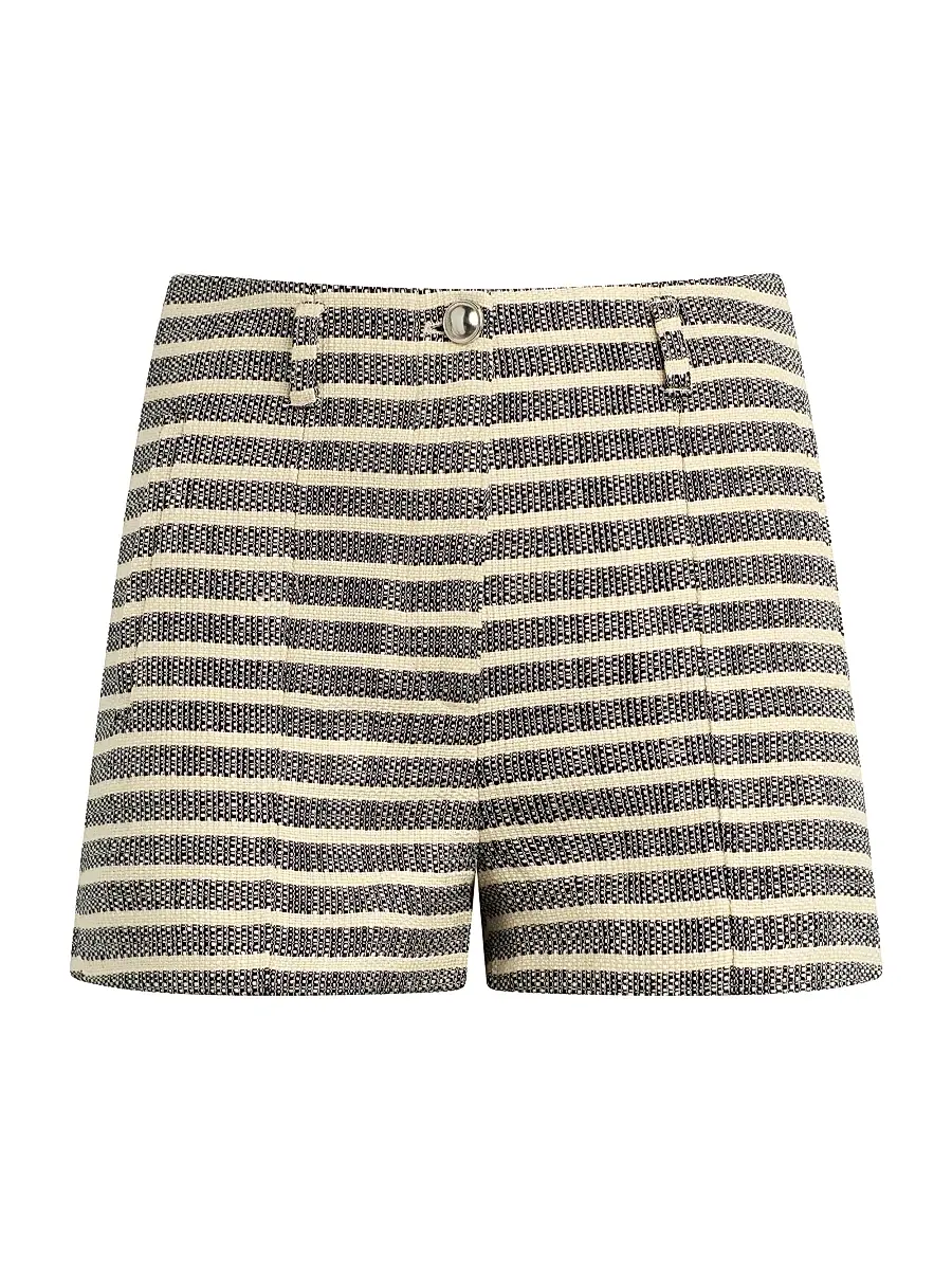 Joe's Jeans Women's The Frankie Striped Tailored Shorts