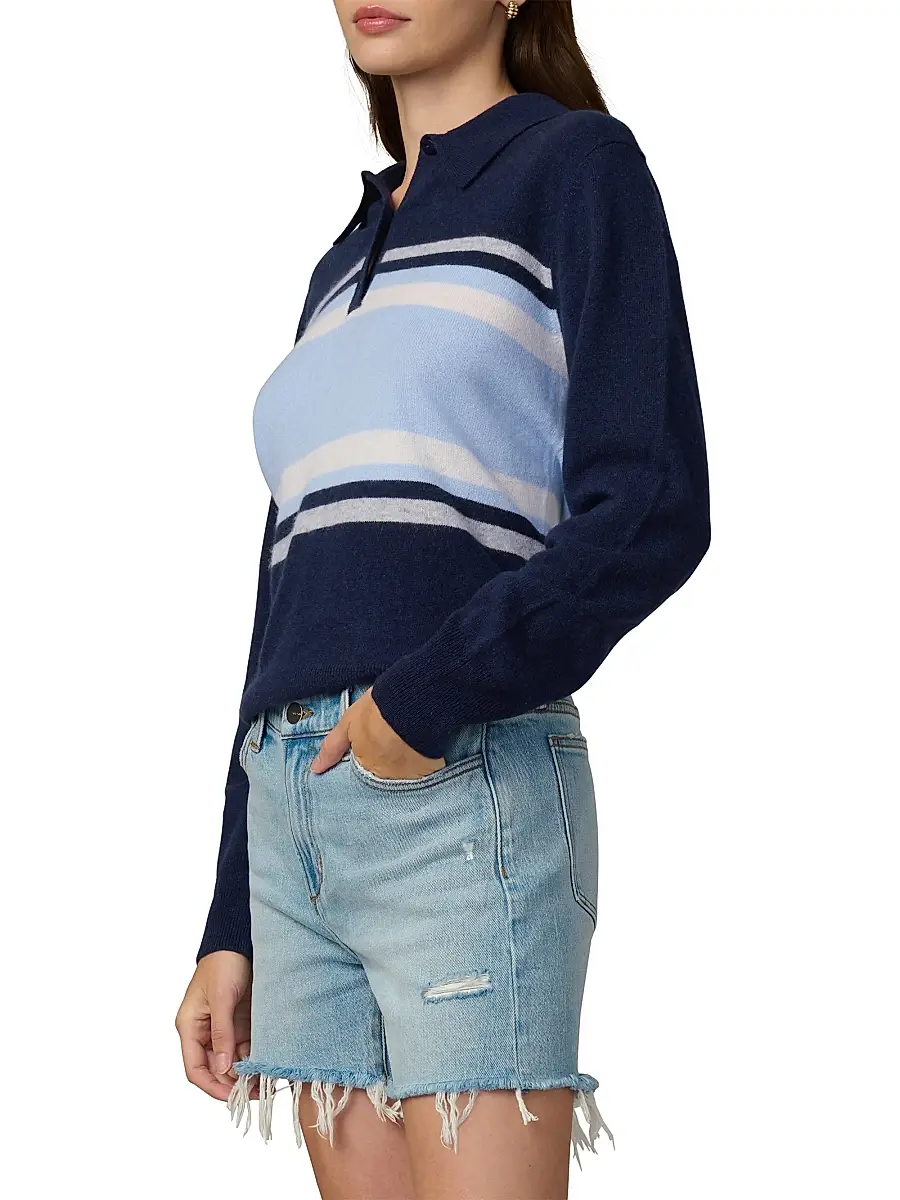 Joe's Jeans Women's The Long Sleeve Cashmere Polo Sweater | Thumbnail 4 Joe's Jeans Women's The Long Sleeve Cashmere Polo Sweater | Thumbnail 4