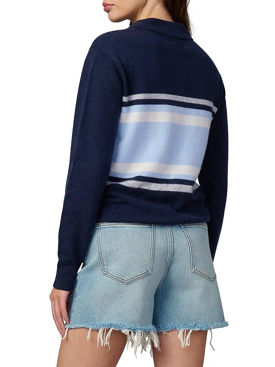 Joe's Jeans Women's The Long Sleeve Cashmere Polo Sweater | Thumbnail 5 Joe's Jeans Women's The Long Sleeve Cashmere Polo Sweater | Thumbnail 5