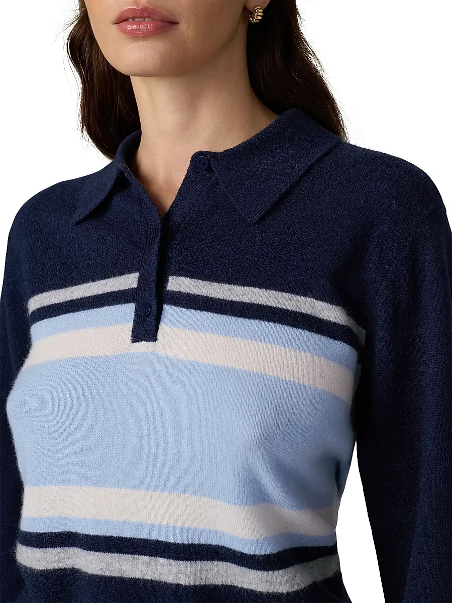 Joe's Jeans Women's The Long Sleeve Cashmere Polo Sweater | Thumbnail 6 Joe's Jeans Women's The Long Sleeve Cashmere Polo Sweater | Thumbnail 6
