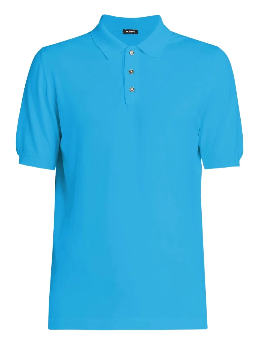 Kiton Men's Cotton Polo Shirt