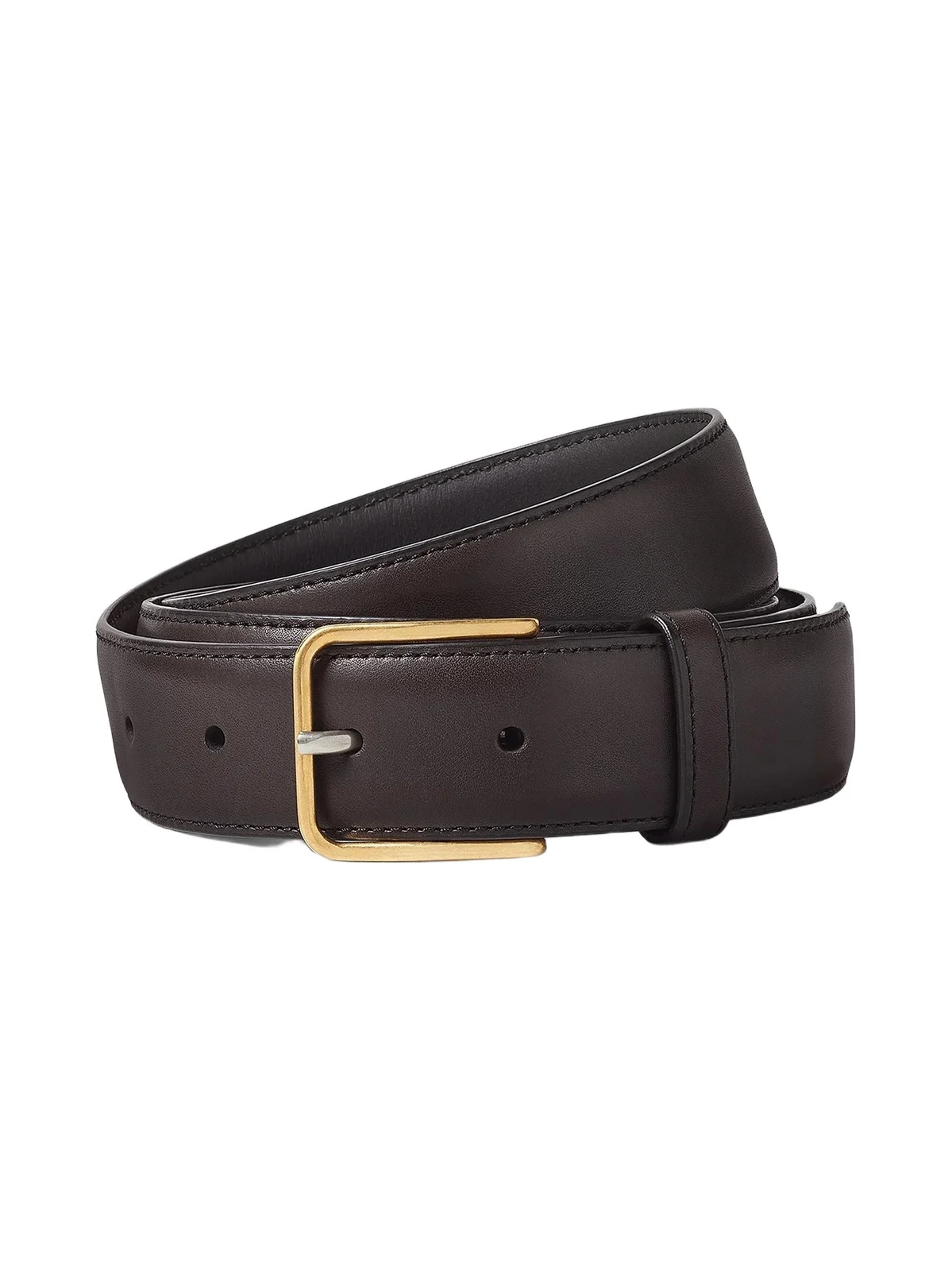 Zegna Men's Natural Grain Leather Belt
