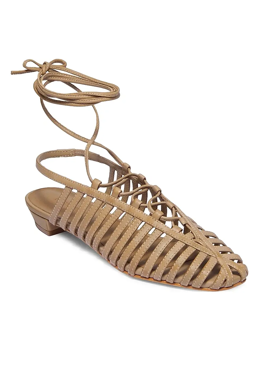 Bernardo Women's Geneva Ankle Tie Flats | Thumbnail 2 Bernardo Women's Geneva Ankle Tie Flats | Thumbnail 2