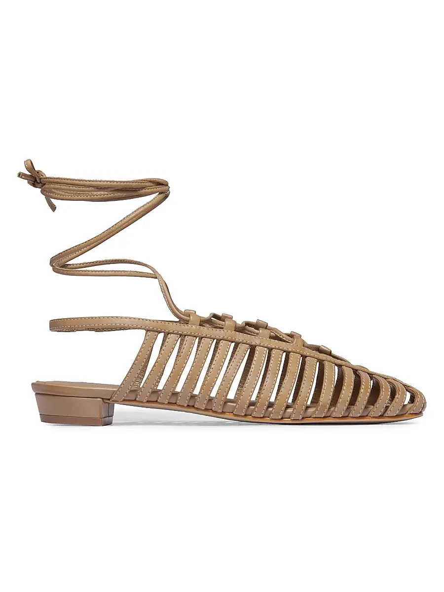 Bernardo Women's Geneva Ankle Tie Flats