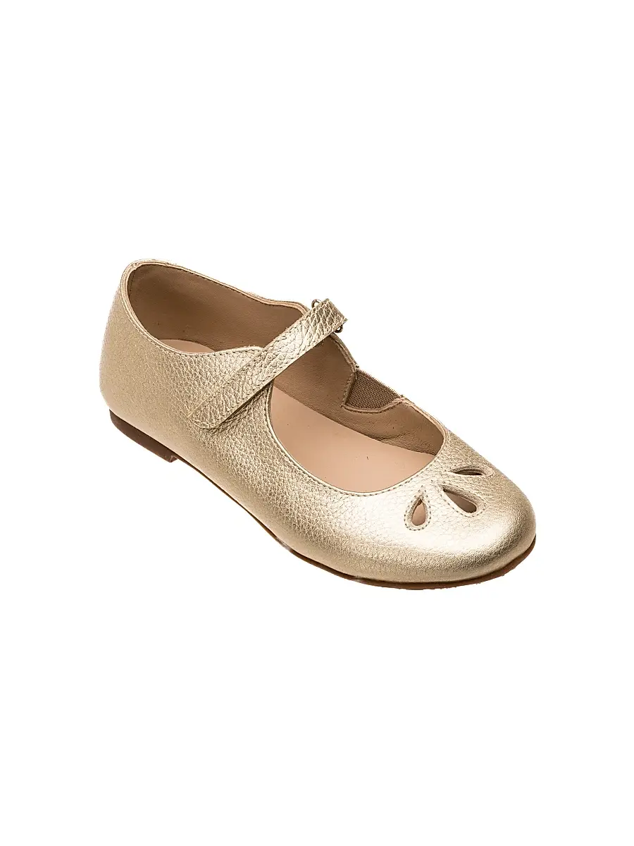 Elephantito Little Girl's & Girl's Rosie Patent Leather Mary Janes - Gold 9 (Toddler) | Image 1 Elephantito Little Girl's & Girl's Rosie Patent Leather Mary Janes - Gold 9 (Toddler) | Image 1