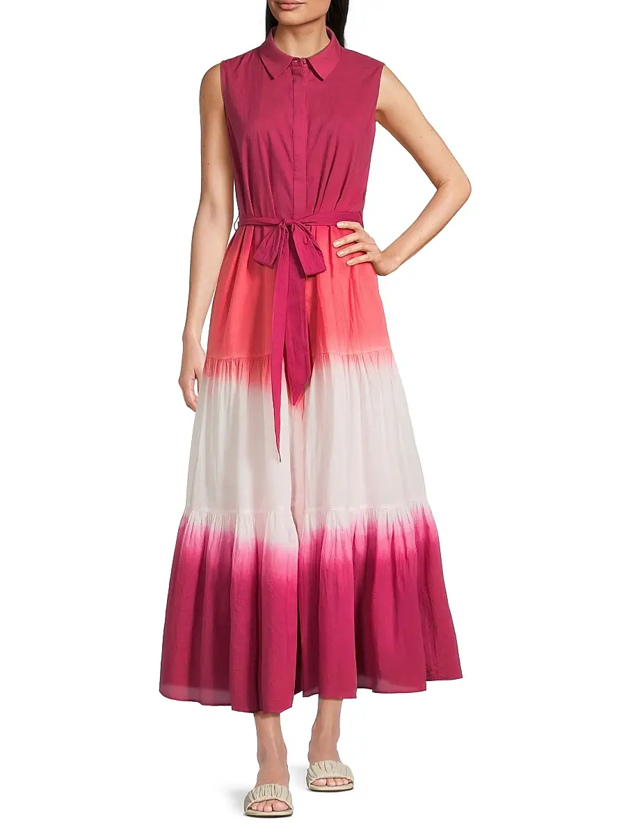 Kobi Halperin Women's Arabella Dip-Dye Cotton Midi-Dress | Thumbnail 2 Kobi Halperin Women's Arabella Dip-Dye Cotton Midi-Dress | Thumbnail 2