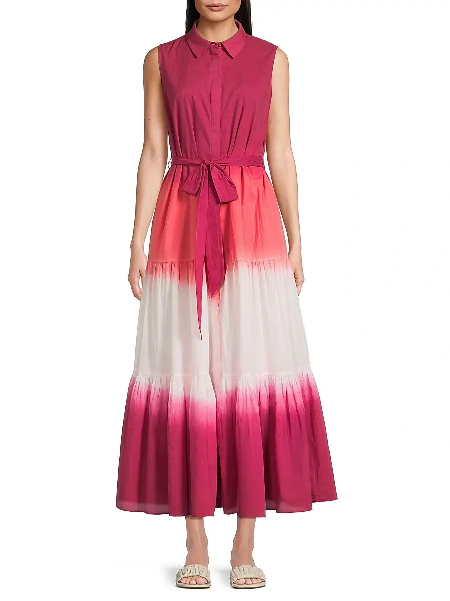 Kobi Halperin Women's Arabella Dip-Dye Cotton Midi-Dress | Thumbnail 3 Kobi Halperin Women's Arabella Dip-Dye Cotton Midi-Dress | Thumbnail 3