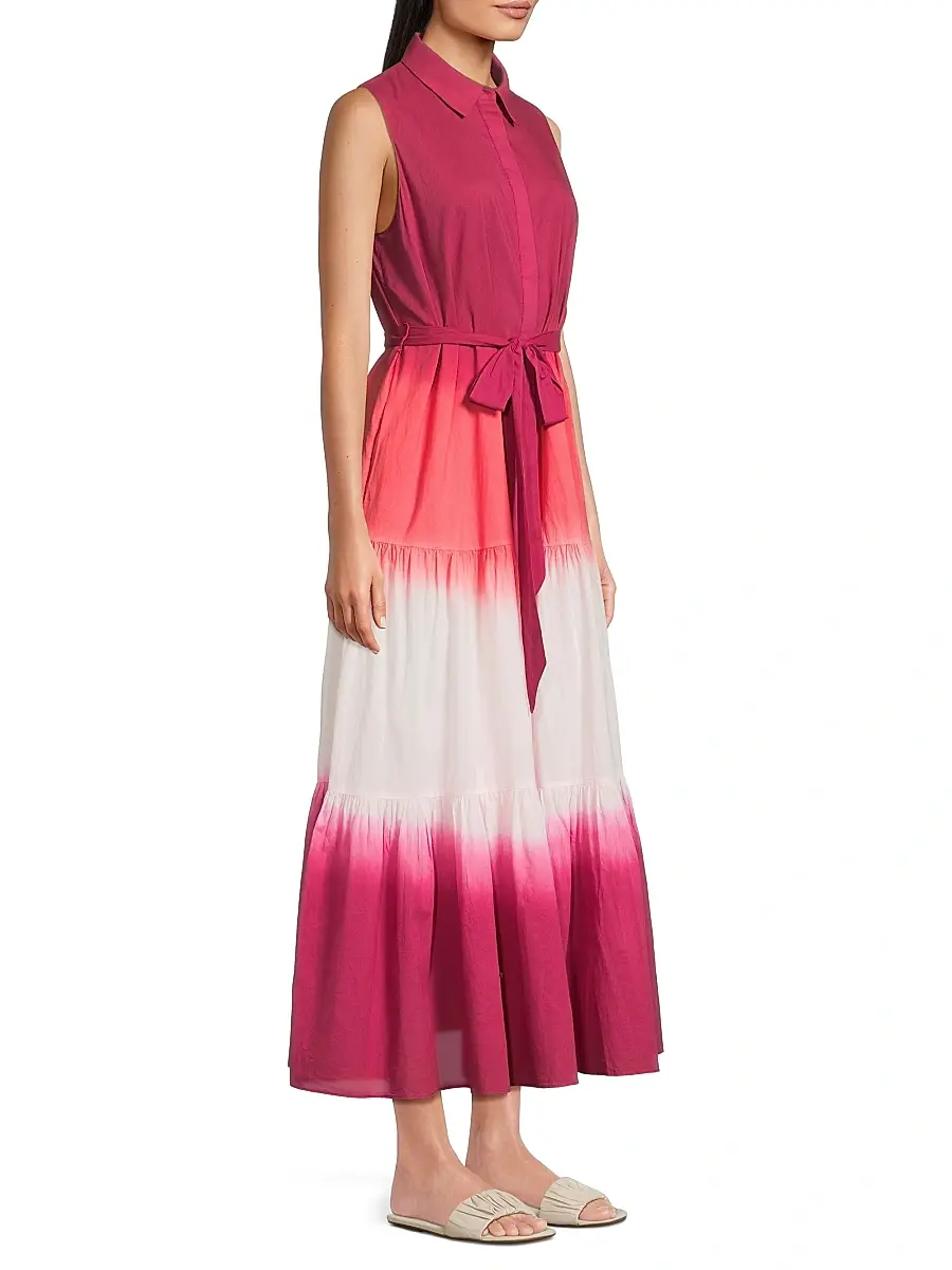 Kobi Halperin Women's Arabella Dip-Dye Cotton Midi-Dress | Thumbnail 4 Kobi Halperin Women's Arabella Dip-Dye Cotton Midi-Dress | Thumbnail 4