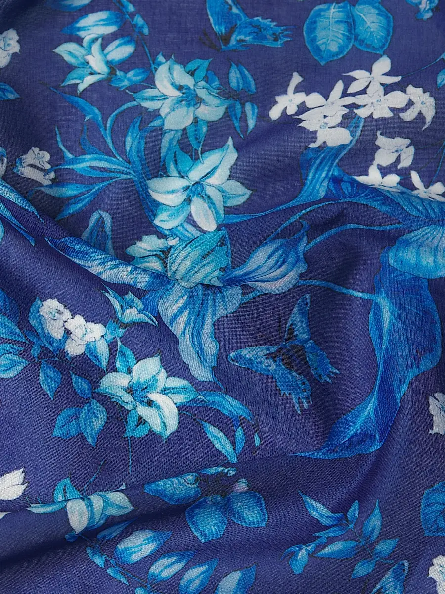 Kobi Halperin Women's Mckenzie Floral Cotton Pareo | Thumbnail 6 Kobi Halperin Women's Mckenzie Floral Cotton Pareo | Thumbnail 6