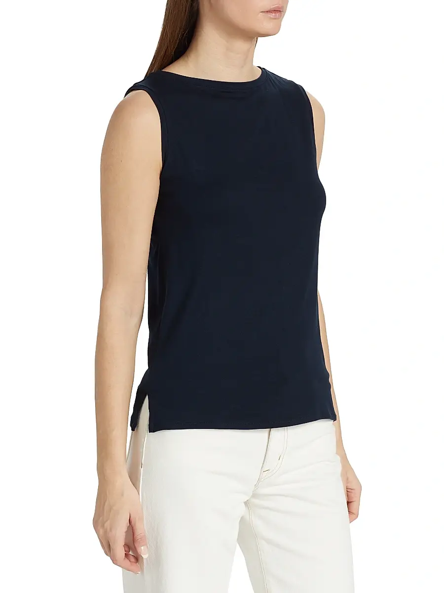 MAJESTIC FILATURES Women's Soft Touch Boatneck Top | Thumbnail 4 MAJESTIC FILATURES Women's Soft Touch Boatneck Top | Thumbnail 4