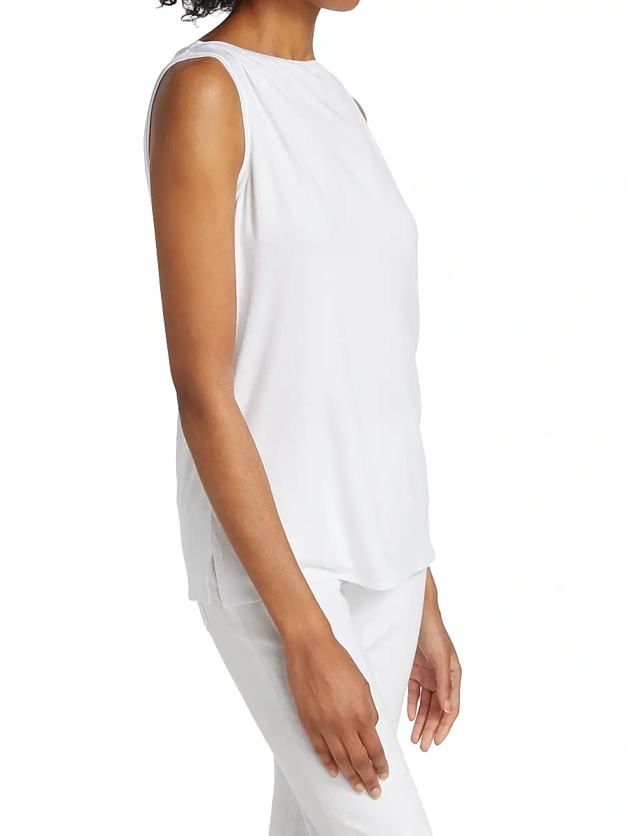 MAJESTIC FILATURES Women's Soft-Touch Boatneck Tank Top | Thumbnail 4 MAJESTIC FILATURES Women's Soft-Touch Boatneck Tank Top | Thumbnail 4
