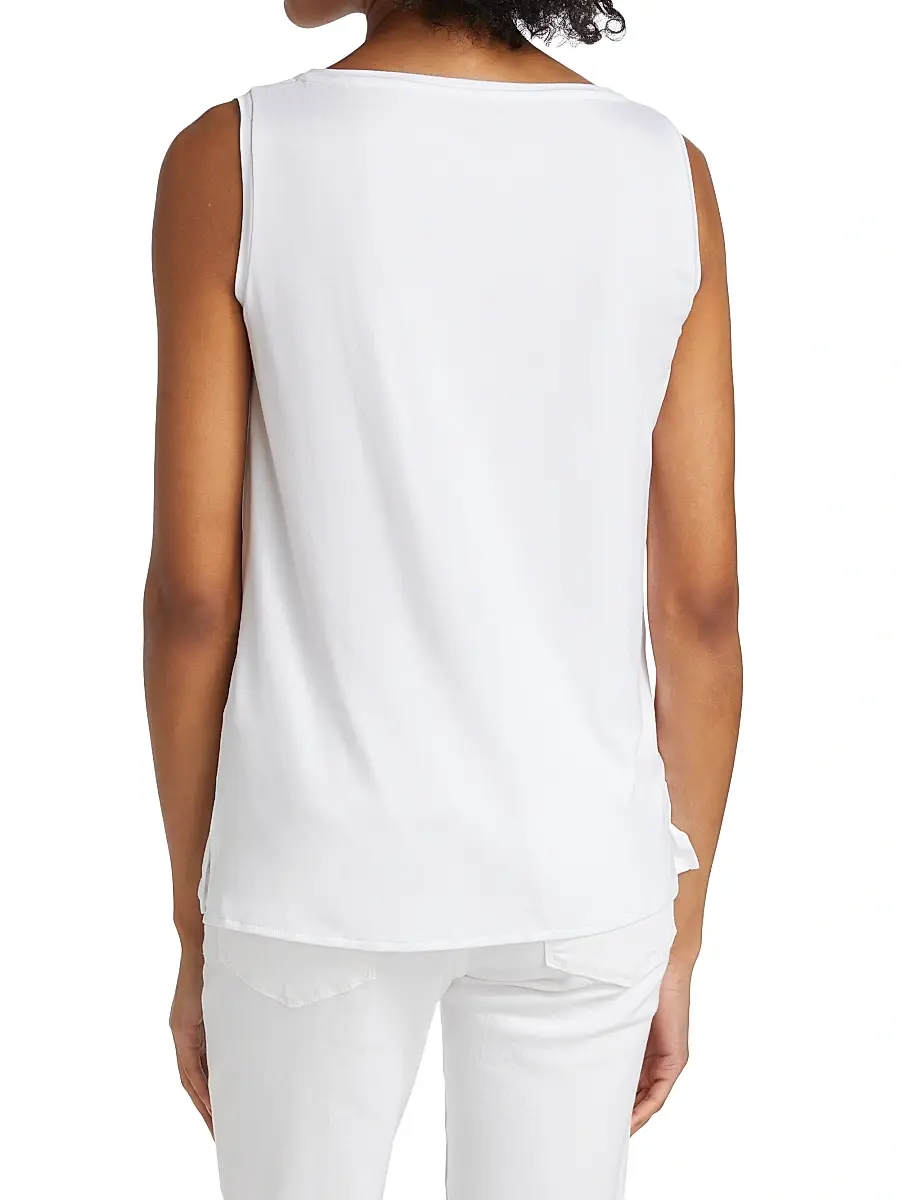 MAJESTIC FILATURES Women's Soft-Touch Boatneck Tank Top | Thumbnail 5 MAJESTIC FILATURES Women's Soft-Touch Boatneck Tank Top | Thumbnail 5