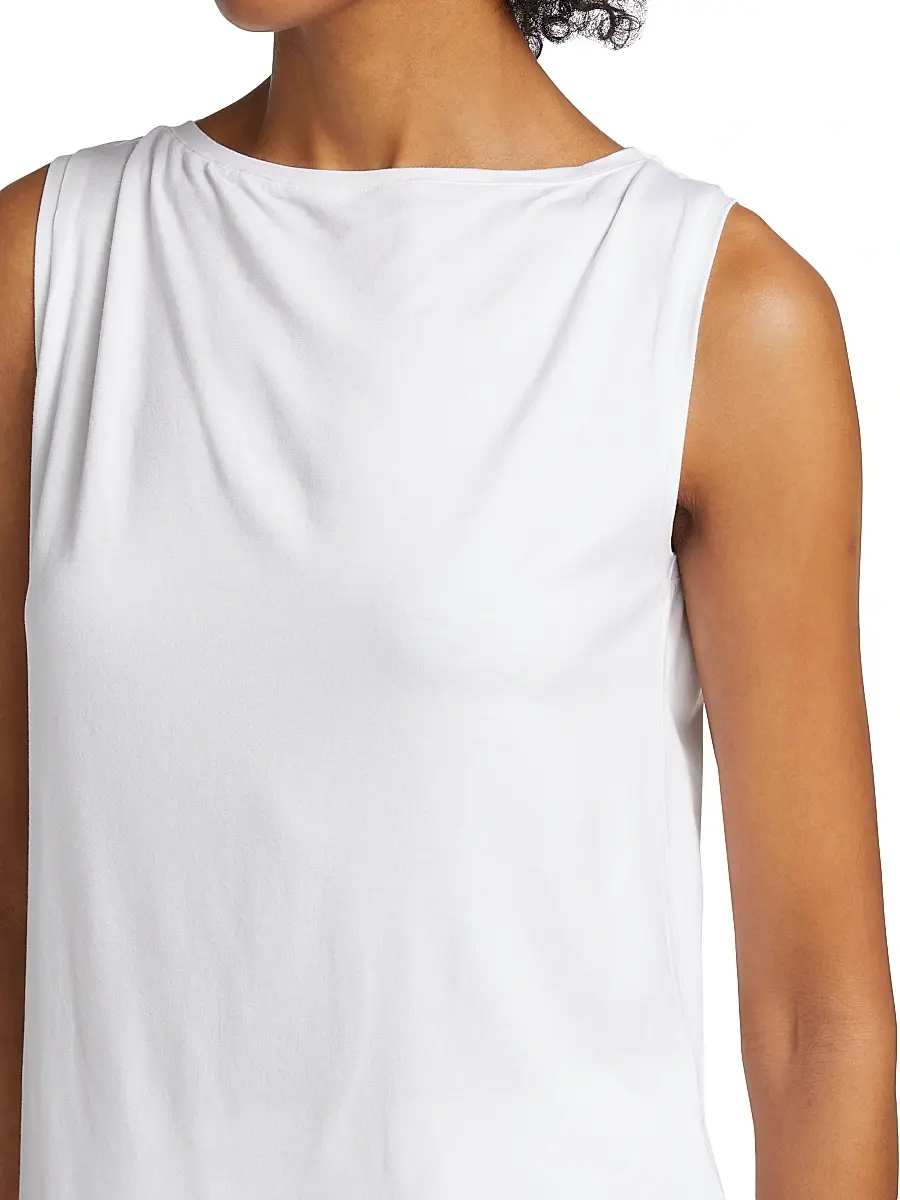 MAJESTIC FILATURES Women's Soft-Touch Boatneck Tank Top | Thumbnail 6 MAJESTIC FILATURES Women's Soft-Touch Boatneck Tank Top | Thumbnail 6