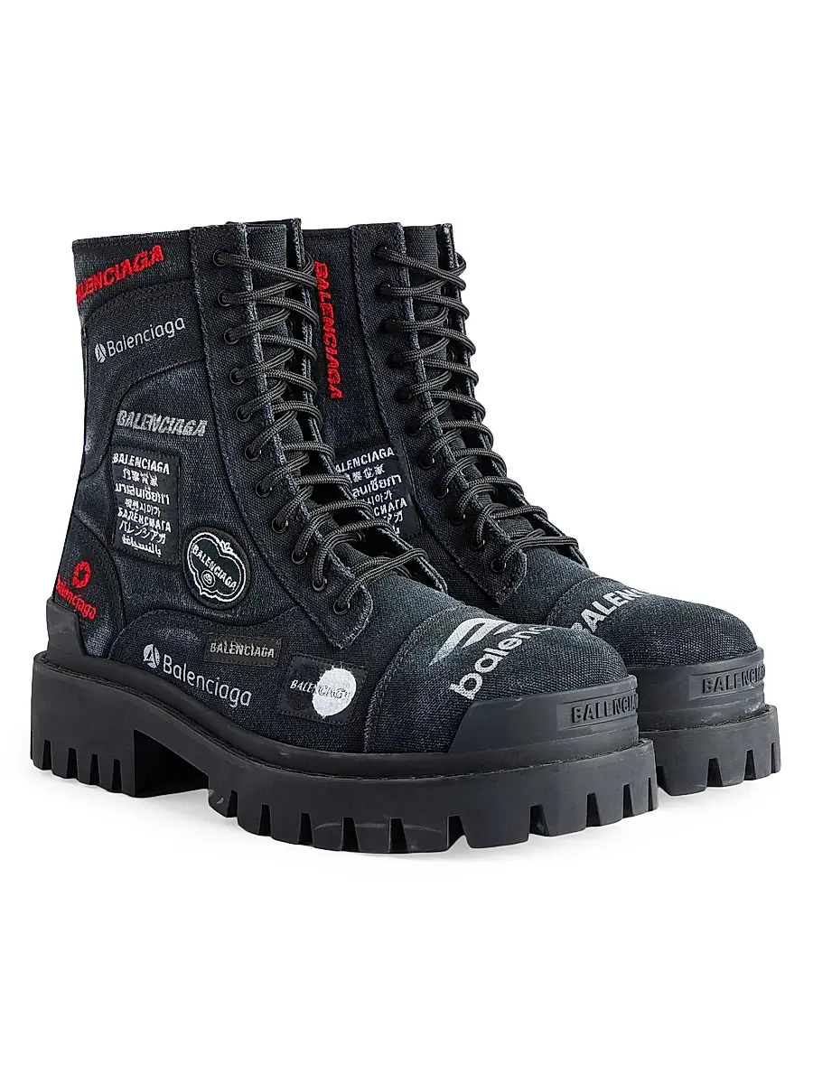 Balenciaga Men's Combat Strike Boots | Thumbnail 2 Balenciaga Men's Combat Strike Boots | Thumbnail 2