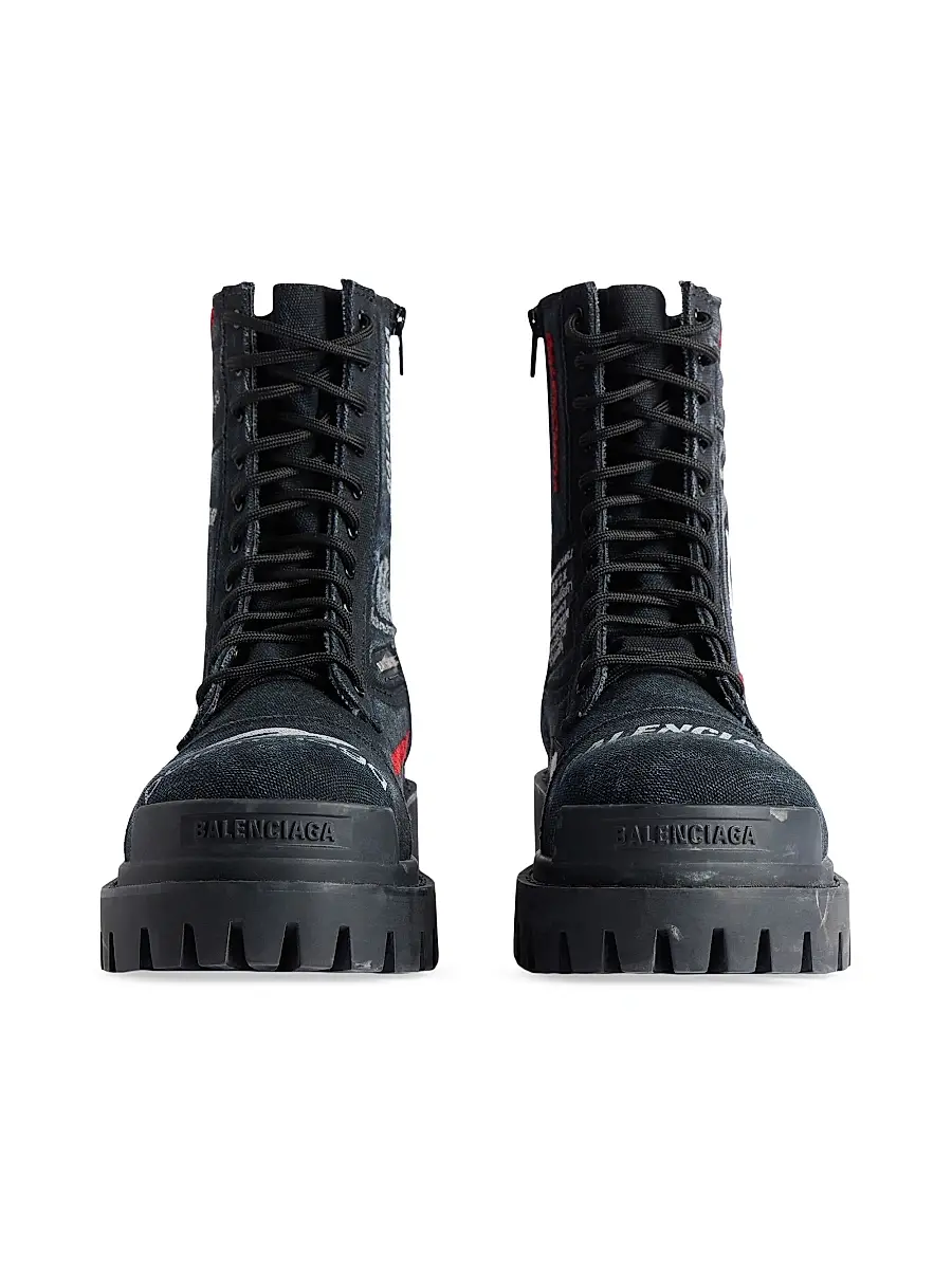 Balenciaga Men's Combat Strike Boots | Thumbnail 3 Balenciaga Men's Combat Strike Boots | Thumbnail 3