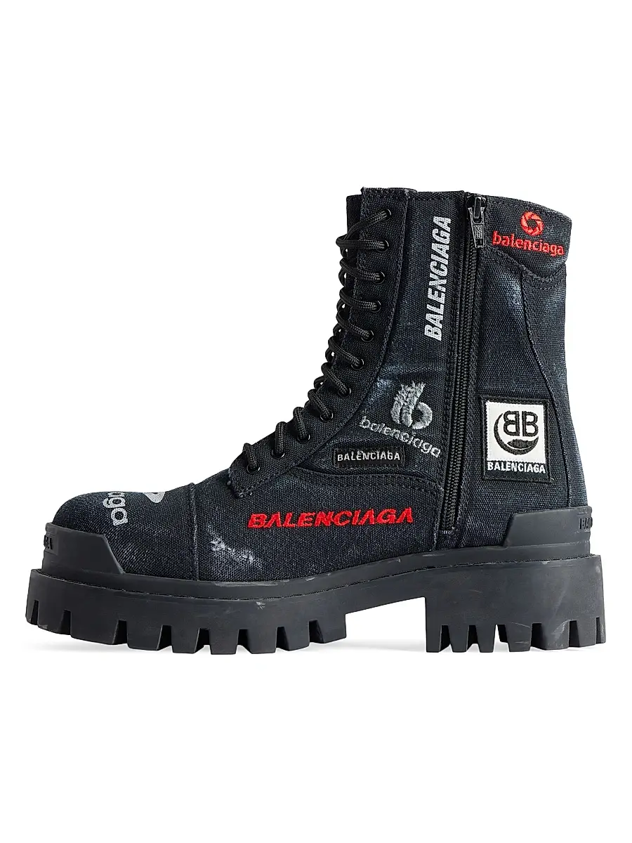 Balenciaga Men's Combat Strike Boots | Thumbnail 4 Balenciaga Men's Combat Strike Boots | Thumbnail 4