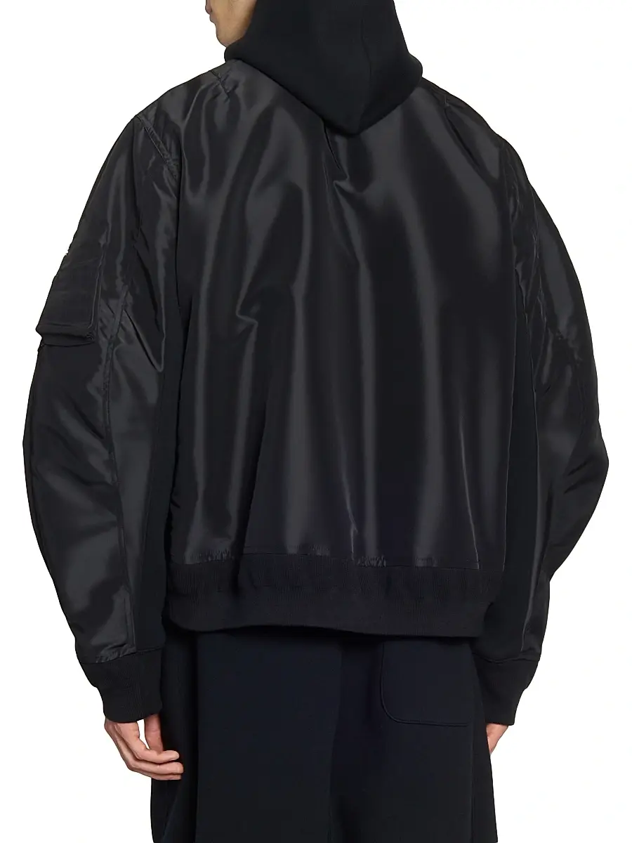 Sacai Men's Sponge Sweat Hoodie | Thumbnail 5 Sacai Men's Sponge Sweat Hoodie | Thumbnail 5