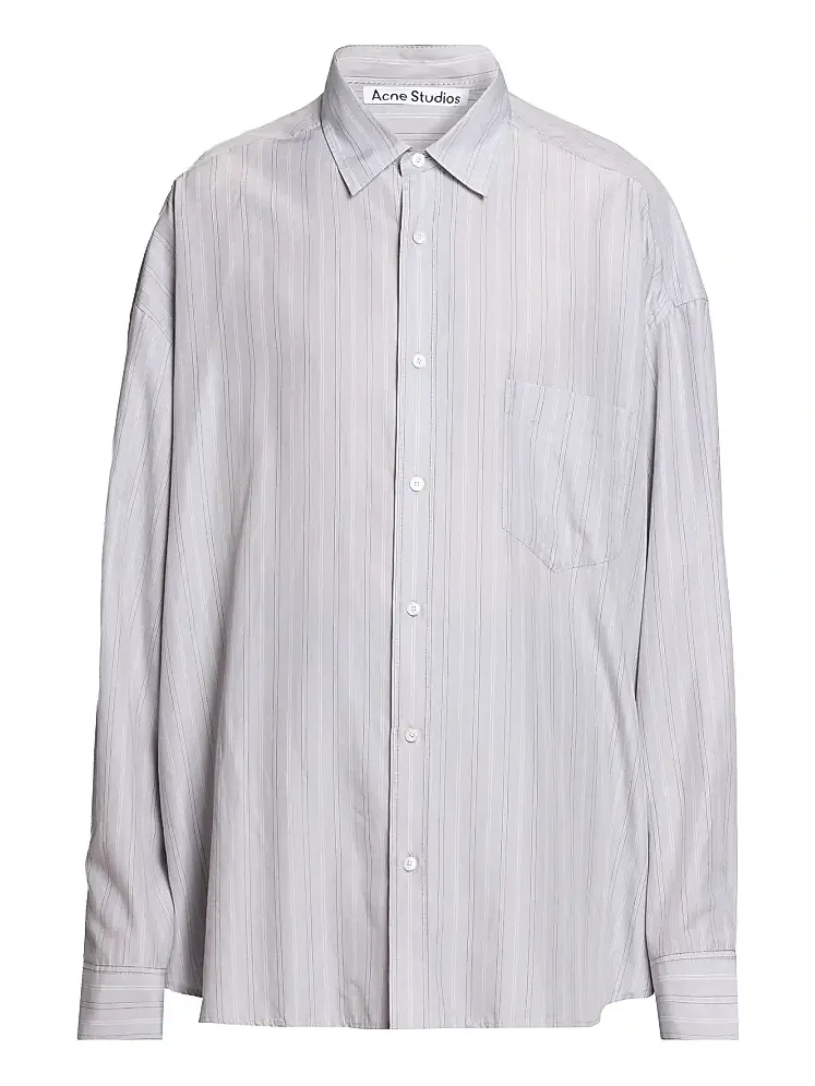 Men's Soffia New Round Striped Oversized Shirt Men's Soffia New Round Striped Oversized Shirt