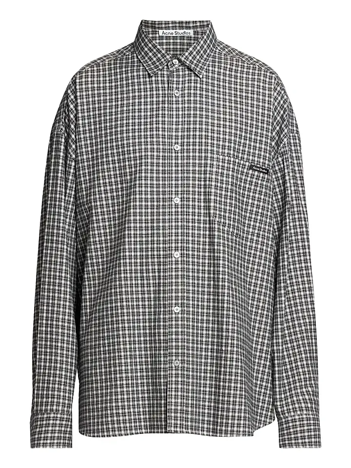 Men's Soffia Washed Flannel Check Shirt Men's Soffia Washed Flannel Check Shirt