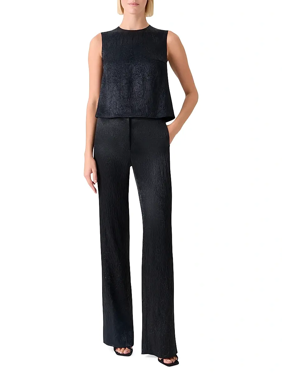 Akris punto Women's Textured Crewneck Tank | Thumbnail 2 Akris punto Women's Textured Crewneck Tank | Thumbnail 2