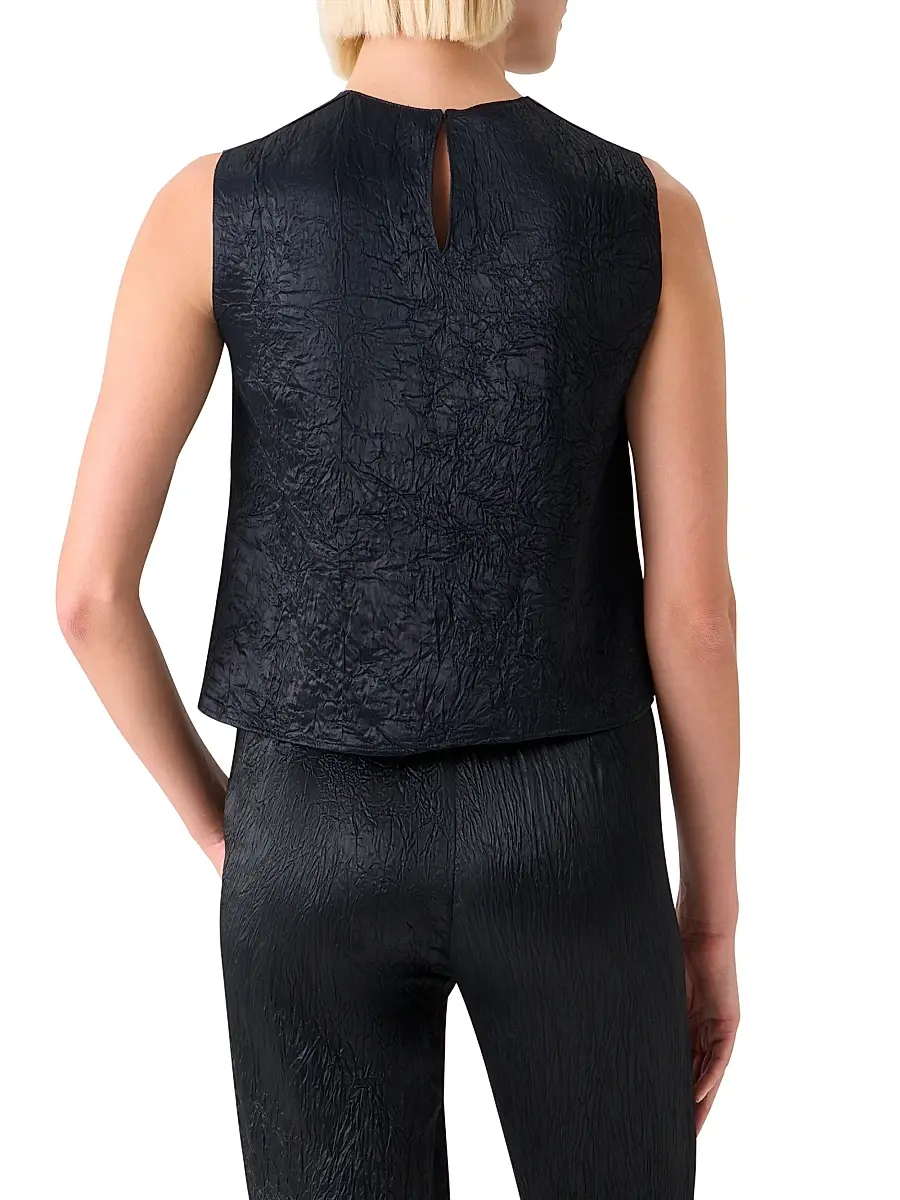 Akris punto Women's Textured Crewneck Tank | Thumbnail 5 Akris punto Women's Textured Crewneck Tank | Thumbnail 5