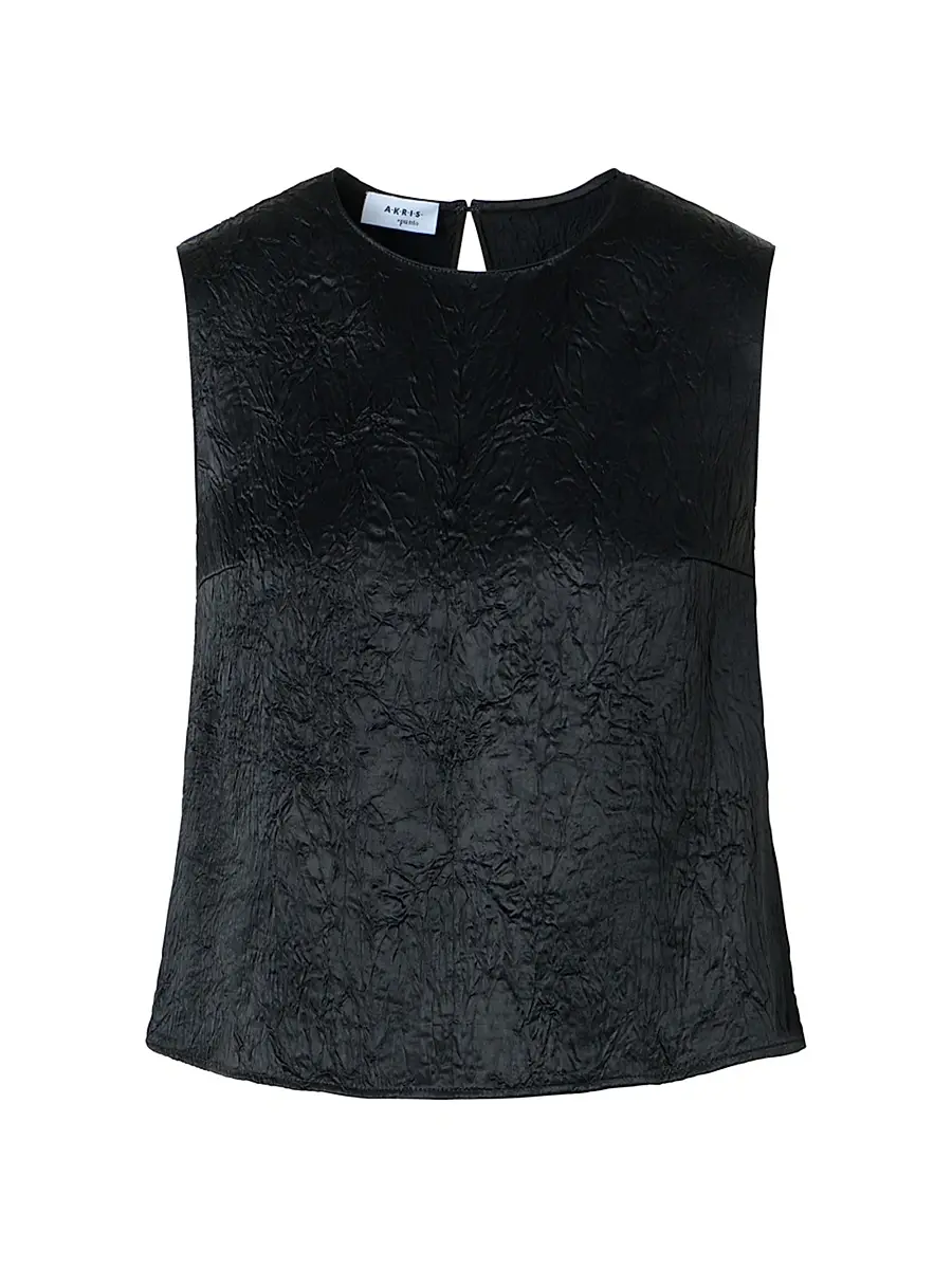Akris punto Women's Textured Crewneck Tank