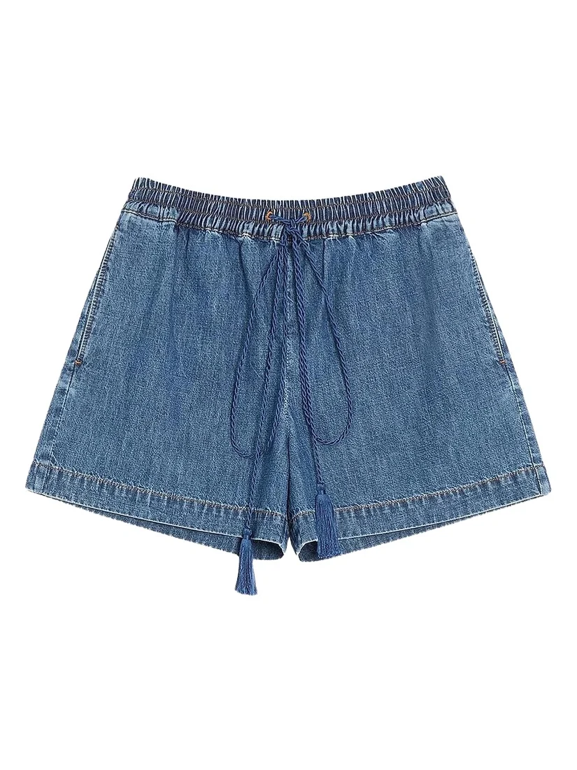 Women's Denim Chambray Shorts Women's Denim Chambray Shorts
